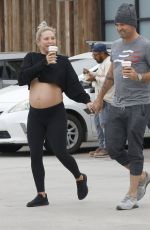 Pregnant SHARNA BURGESS and Brian Austin Out in Malibu 05/18/2022