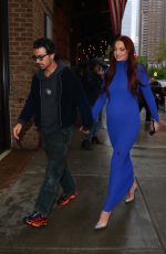 Pregnant SOPHIE TURNER and Joe Jonas Arrives at Greenwich Hotel in New York 05/06/2022