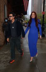 Pregnant SOPHIE TURNER and Joe Jonas Arrives at Greenwich Hotel in New York 05/06/2022