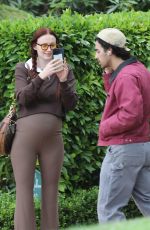 Pregnant SOPHIE TURNER and Joe Jonas Leaves Memorial Day Lunch at Beverly Hills Hotel 05/30/2022