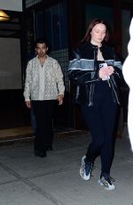 Pregnant SOPHIE TURNER and Joe Jonas Leaves Their Hotel in New York 05/01/2022