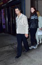Pregnant SOPHIE TURNER and Joe Jonas Out for Dinner at Emilio