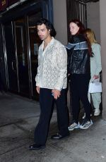 Pregnant SOPHIE TURNER and Joe Jonas Out for Dinner at Emilio
