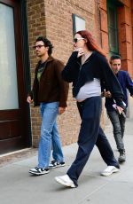 Pregnant SOPHIE TURNER and Joe Jonas Out in New York 05/03/2022