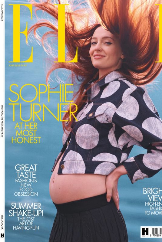 Pregnant SOPHIE TURNER in Elle Magazine, UK June 2022