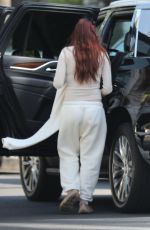 Pregnant SOPHIE TURNER Leaves W Hotel in Hollywood 05/18/2022