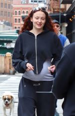 Pregnant SOPHIE TURNER Out in New York 05/03/2022