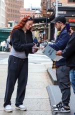Pregnant SOPHIE TURNER Out in New York 05/03/2022