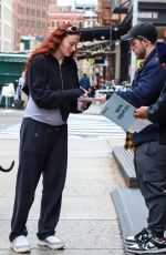Pregnant SOPHIE TURNER Out in New York 05/03/2022