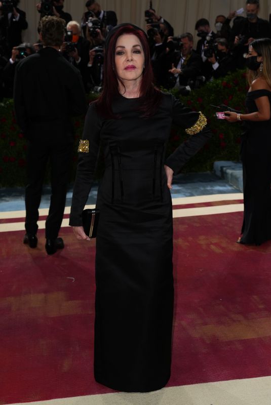 PRISCILLA PRESLEY at Met Gala Celebrating In America: An Anthology of Fashion in New York 05/02/2022