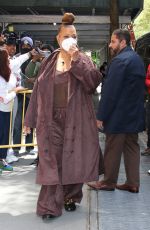 QUEEN LATIFAH Leaves The View in New York 05/05/2022