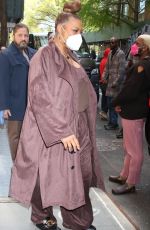 QUEEN LATIFAH Leaves The View in New York 05/05/2022