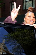 QUEEN LATIFAH Leaves The View in New York 05/05/2022
