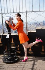 RACHEL BROSNAHAN at Empire State Building in Honor of Covenant House