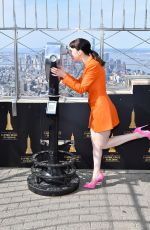 RACHEL BROSNAHAN at Empire State Building in Honor of Covenant House