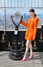 RACHEL BROSNAHAN at Empire State Building in Honor of Covenant House