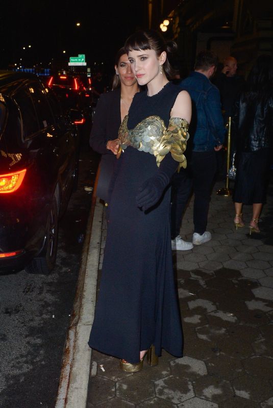 RACHEL BROSNAHAN Leaves Casa Cipriani Met Gala Afterparty in New York 05/02/2022