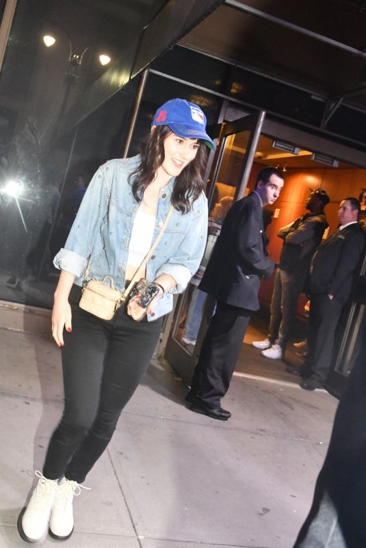 RACHEL BROSNAHAN Leaves NY Rangers Game at Madison Square Garden in New York 05/28/2022