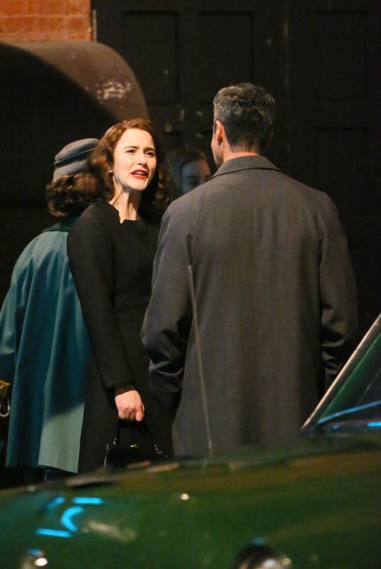 RACHEL BROSNAHAN on the Set of The Marvelous Mrs. Maisel in New York 05/16/2022