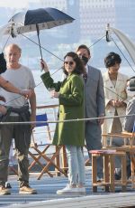 RACHEL BROSNAHAN on the Set of The Marvelous Mrs. Maisel in New York 05/19/2022