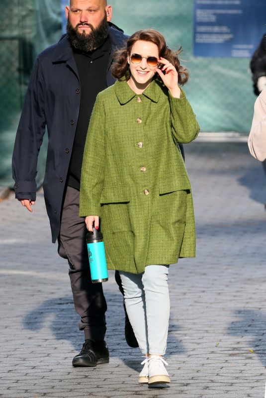 RACHEL BROSNAHAN on the Set of The Marvelous Mrs. Maisel in New York 05/19/2022
