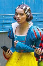 RACHEL ZEGLER on the  Set of Snow White in London 05/19/2022