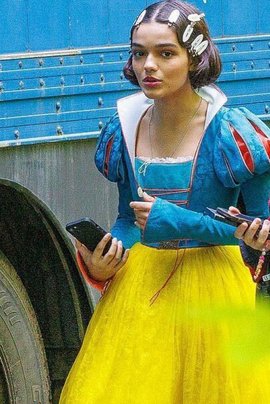 RACHEL ZEGLER on the  Set of Snow White in London 05/19/2022