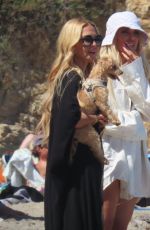 RACHEL ZOE Out with Her Fog and Friends at a Beach in Los Angeles 04/30/2022