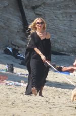 RACHEL ZOE Out with Her Fog and Friends at a Beach in Los Angeles 04/30/2022