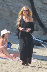 RACHEL ZOE Out with Her Fog and Friends at a Beach in Los Angeles 04/30/2022