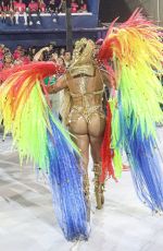 RAFAELLA SANTOS at Salgueiro Parade in Rio de Janeiro 04/30/2022
