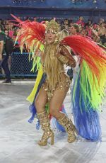 RAFAELLA SANTOS at Salgueiro Parade in Rio de Janeiro 04/30/2022