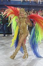 RAFAELLA SANTOS at Salgueiro Parade in Rio de Janeiro 04/30/2022