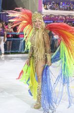 RAFAELLA SANTOS at Salgueiro Parade in Rio de Janeiro 04/30/2022