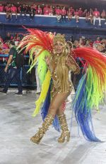 RAFAELLA SANTOS at Salgueiro Parade in Rio de Janeiro 04/30/2022