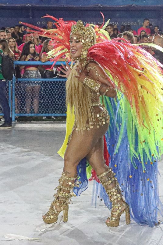 RAFAELLA SANTOS at Salgueiro Parade in Rio de Janeiro 04/30/2022