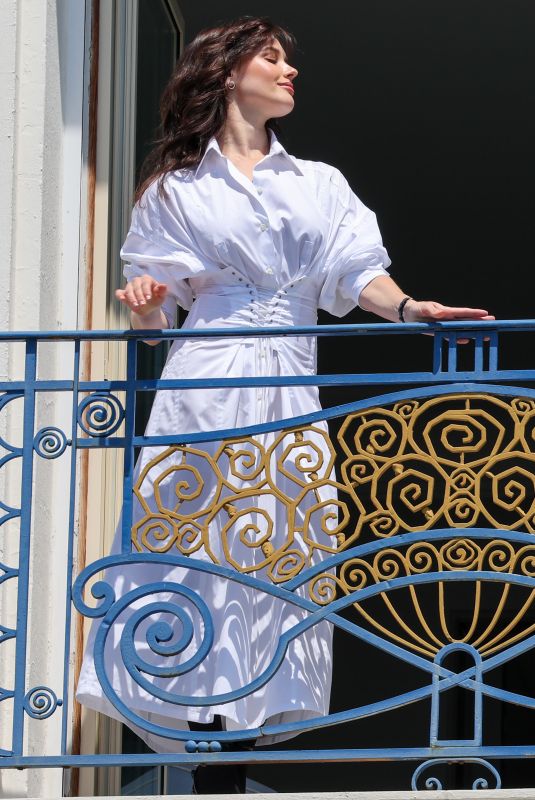 REBECCA HALL at Hotel Martinez Balcony at 2022 Cannes Film Festival 05/17/2022