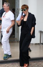 REBECCA HALL Leaves Martinez Hotel in Cannes 05/22/2022