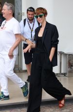 REBECCA HALL Leaves Martinez Hotel in Cannes 05/22/2022
