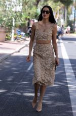 REBECCA MIR Out on Croisette in Cannes 05/27/2022