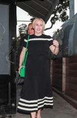 REBEL WILSON Out for Dinner at Craig