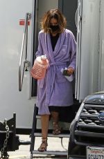 ROSE BYRNE on the Set of Platonic in Los Angeles 05/09/2022