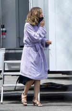 ROSE BYRNE on the Set of Platonic in Los Angeles 05/09/2022