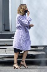 ROSE BYRNE on the Set of Platonic in Los Angeles 05/09/2022