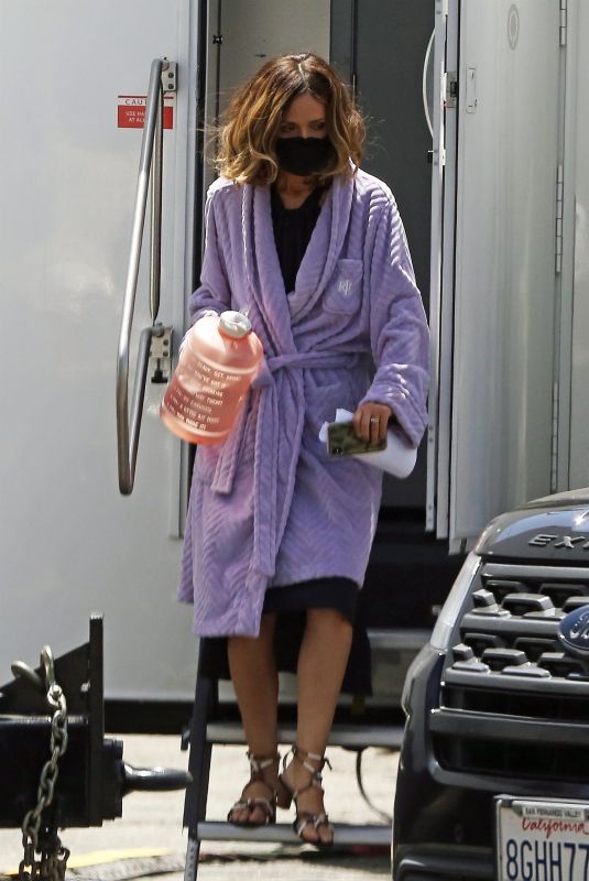 ROSE BYRNE on the Set of Platonic in Los Angeles 05/09/2022