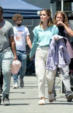 ROSE BYRNE on the Set of Platonic in Los Angeles 05/18/2022