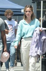ROSE BYRNE on the Set of Platonic in Los Angeles 05/18/2022