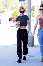 RUMER WILLIS Out for Iced Coffee in Los Angeles 05/25/2022