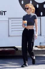 RUMER WILLIS Out for Iced Coffee in Los Angeles 05/25/2022