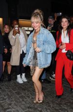 SABRINA CARPENTER Arrives at Boom Boom Room for Cardi B